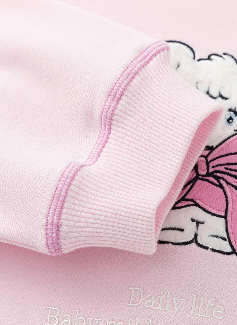 Balabala Pink Kids Girls Round neck sweatshirt for Women | Best Price UAE